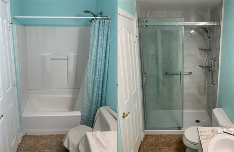 Tub to Shower Conversion Tub to Shower Conversion
