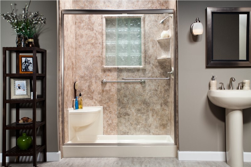 Walk-In Shower in Bathroom