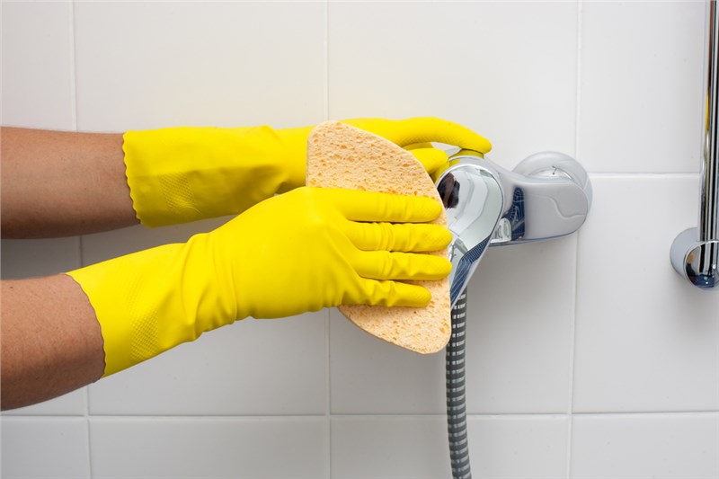 Cleaning a Shower Cleaning a Shower